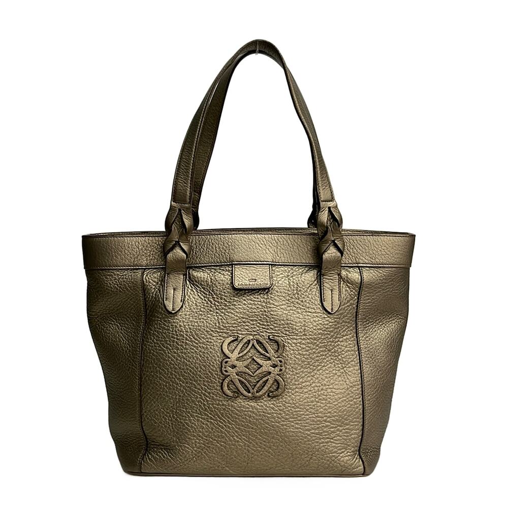 Loewe Anagram Handbag Bronze Gold